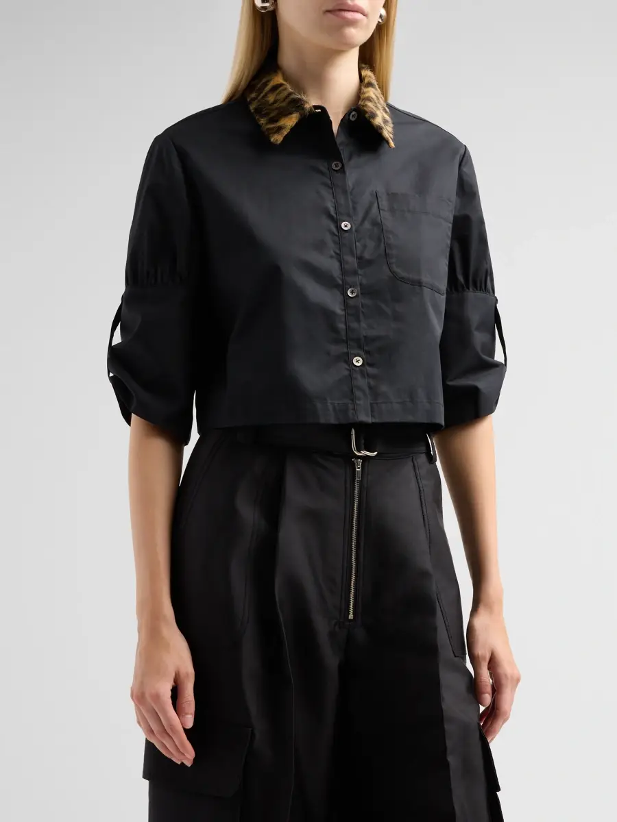 Toccin Women's Zadie Combo Crop Shirt | Thumbnail 4 Toccin Women's Zadie Combo Crop Shirt | Thumbnail 4