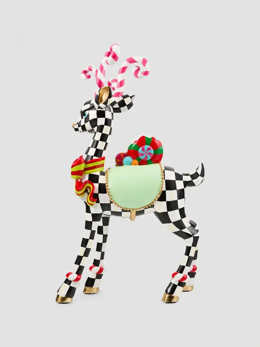 MacKenzie-Childs Confetti Christmas Standing Deer | Thumbnail 2 MacKenzie-Childs Confetti Christmas Standing Deer | Thumbnail 2