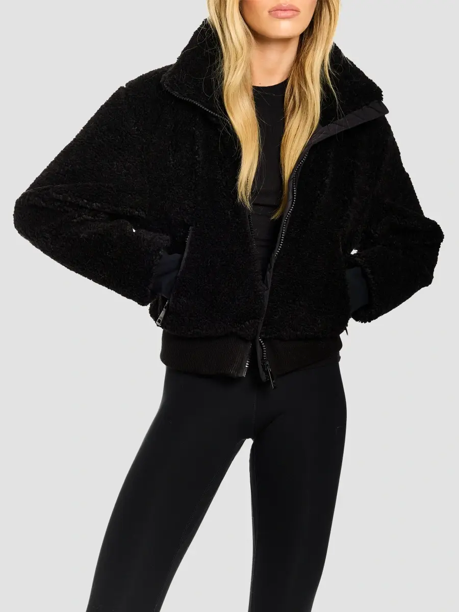 Sam. SAM. Women's Shiloh Sherpa Bomber Jacket | Thumbnail 3