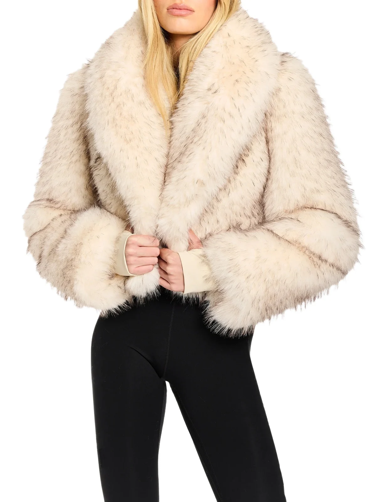 Sam. SAM. Women's Vienna Faux-Fur Crop Jacket