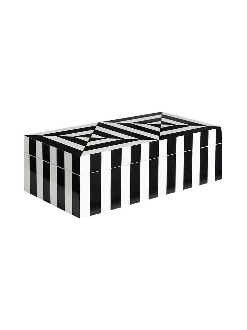 Jonathan Adler Small Op Art Lacquer Box