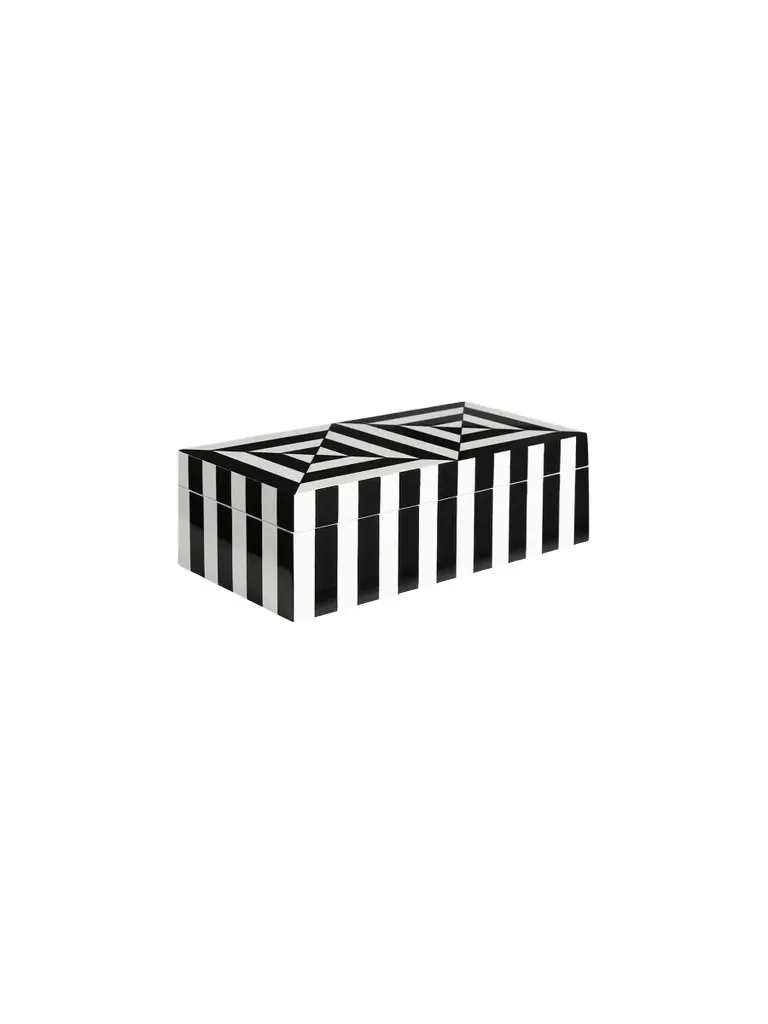 Jonathan Adler Small Op Art Lacquer Box