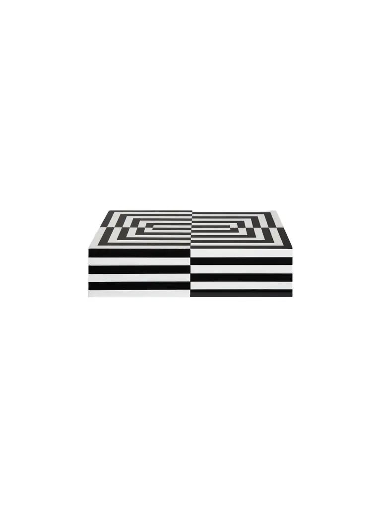 Jonathan Adler Large Op Art Lacquer Box