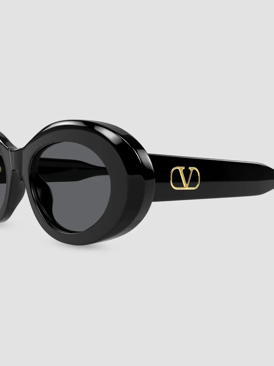 Valentino Women's VLogo 50MM Icon Oval Sunglasses | Thumbnail 3 Valentino Women's VLogo 50MM Icon Oval Sunglasses | Thumbnail 3
