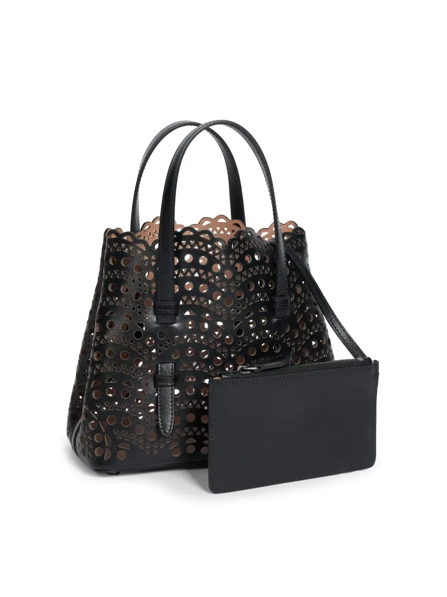 Alaïa Women's Mina 25 Perforated Leather Tote | Thumbnail 3 Alaïa Women's Mina 25 Perforated Leather Tote | Thumbnail 3