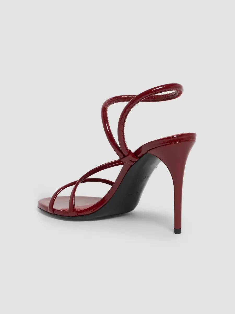 Alaïa Women's Loop 90MM Patent Leather Sandals | Thumbnail 4 Alaïa Women's Loop 90MM Patent Leather Sandals | Thumbnail 4