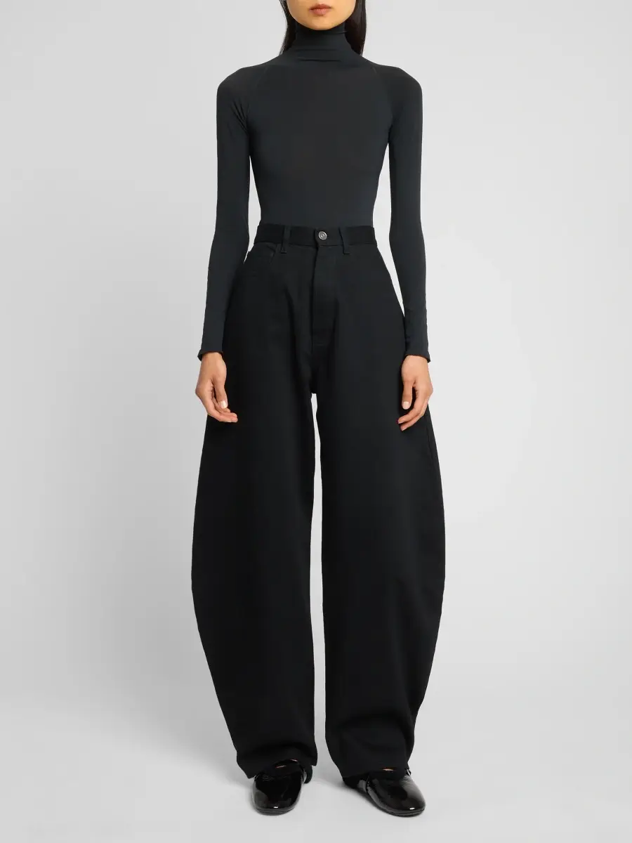 Alaïa Women's La Ballerine Shearling-Lined Patent Leather Mules | Thumbnail 2 Alaïa Women's La Ballerine Shearling-Lined Patent Leather Mules | Thumbnail 2