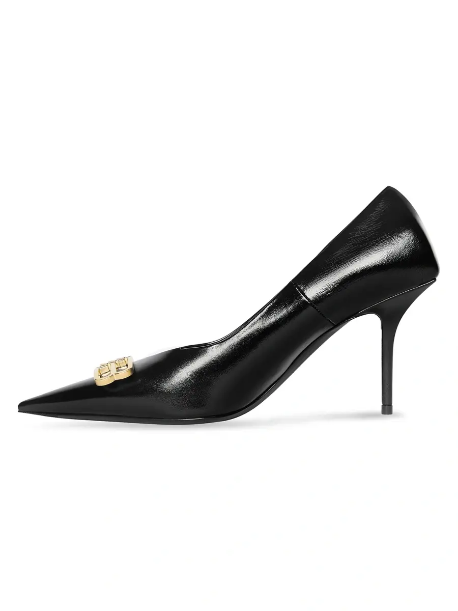 Balenciaga Women's Square Knife BB 80mm Pump | Thumbnail 3 Balenciaga Women's Square Knife BB 80mm Pump | Thumbnail 3