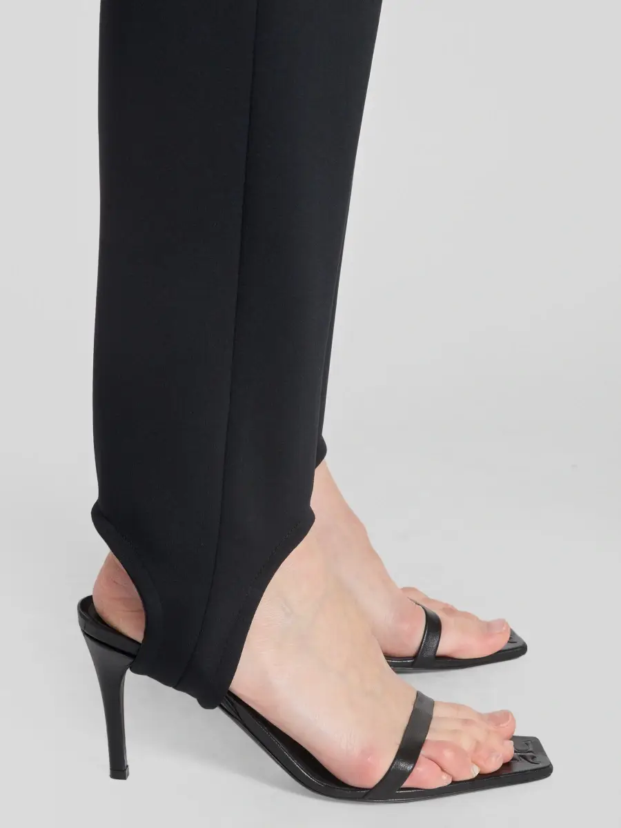 Courrèges Women's Technical Jersey Mid-Rise Straight-Leg Pants | Thumbnail 5