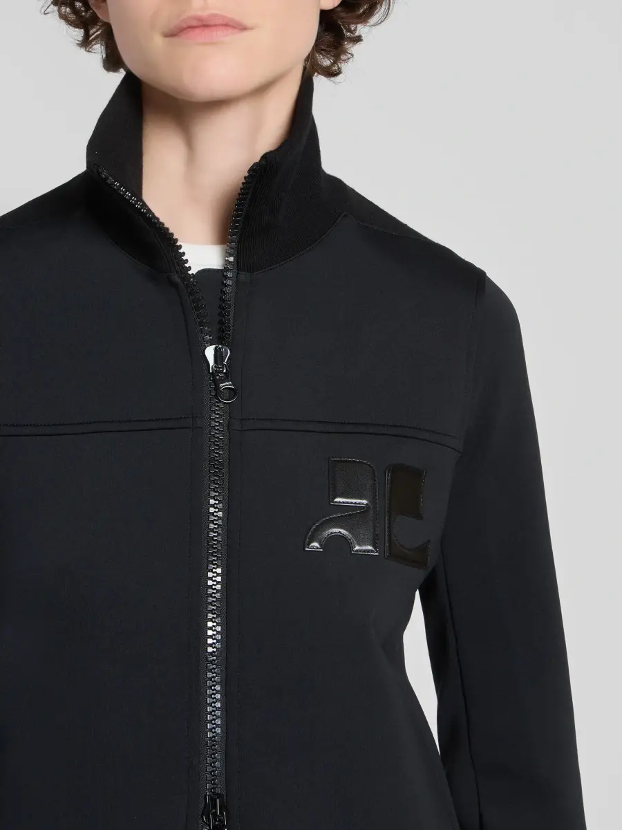 Courrèges Women's Technical Jersey Zip-Front Jacket | Thumbnail 5 Courrèges Women's Technical Jersey Zip-Front Jacket | Thumbnail 5