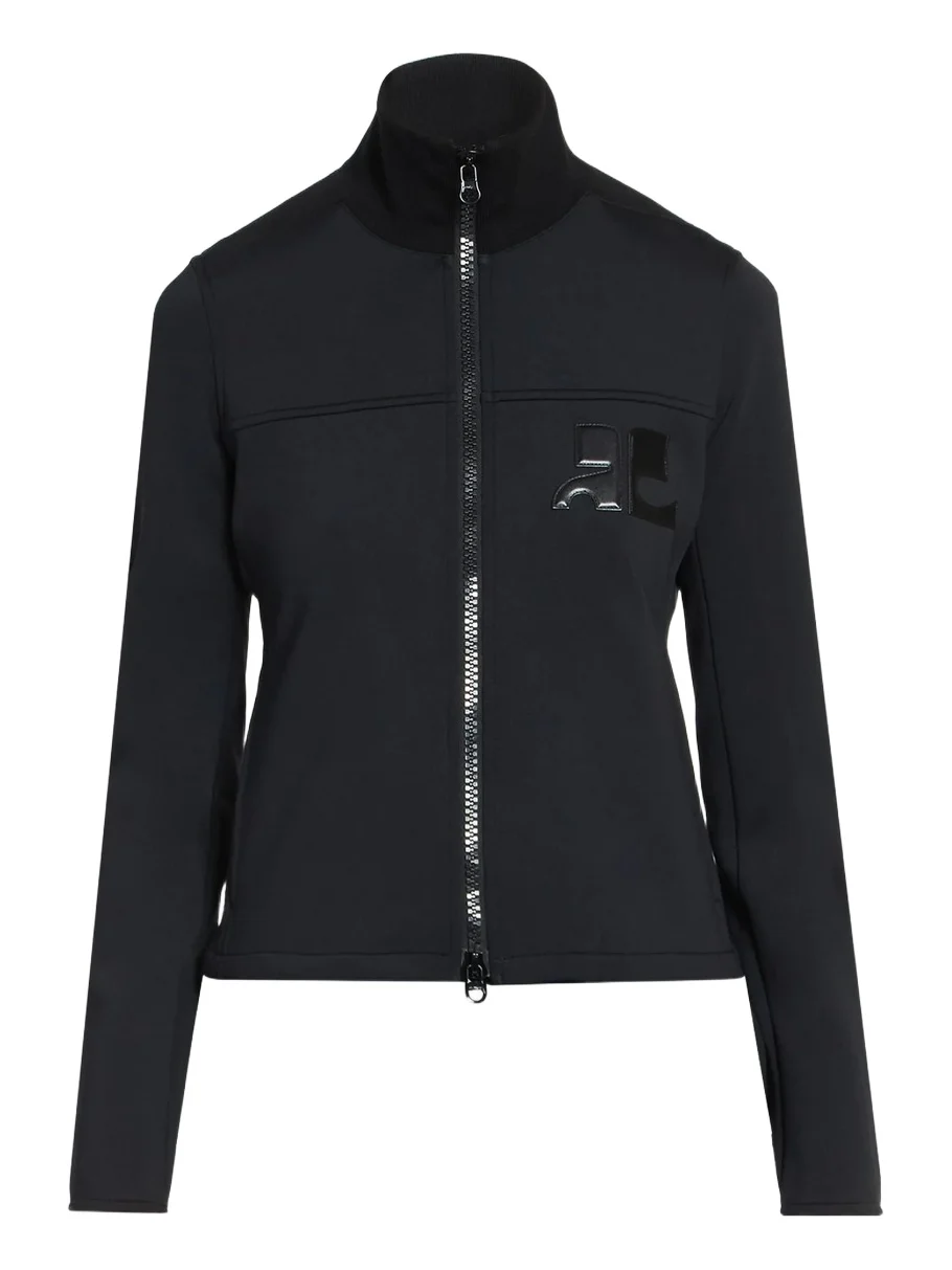 Courrèges Women's Technical Jersey Zip-Front Jacket