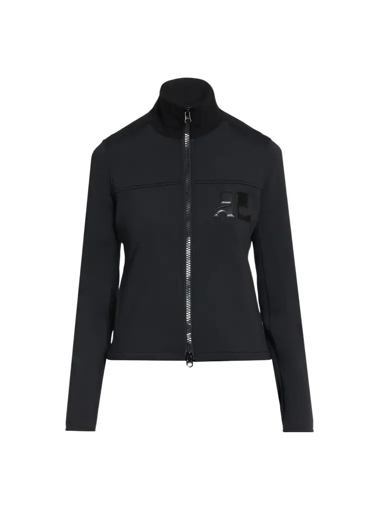 Courrèges Women's Technical Jersey Zip-Front Jacket