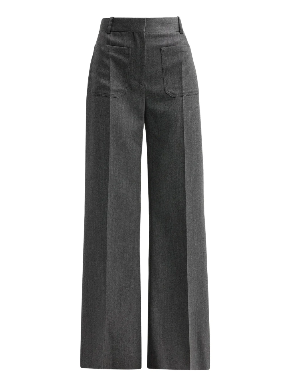 Victoria Beckham Women's Alina Crease Wool Trousers
