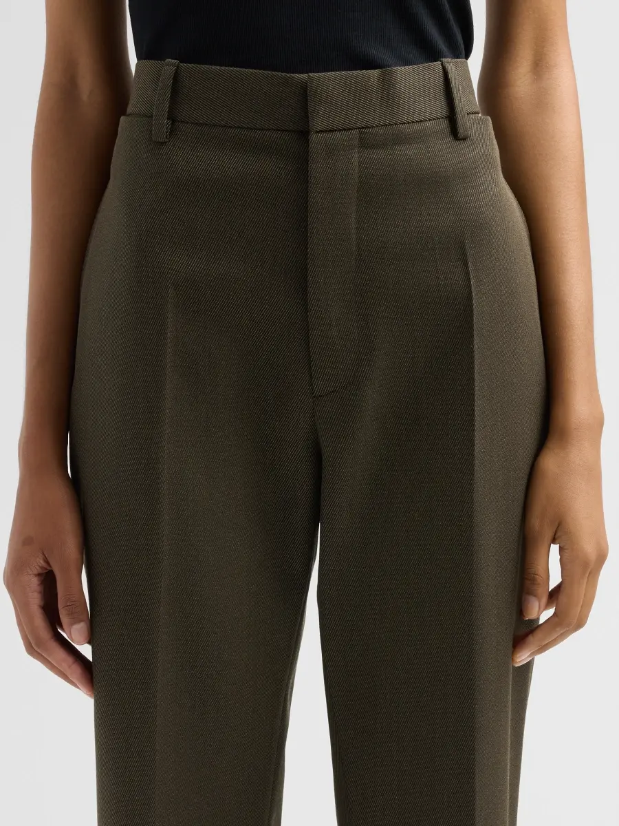 Victoria Beckham Women's Extended Wool Trousers | Thumbnail 5