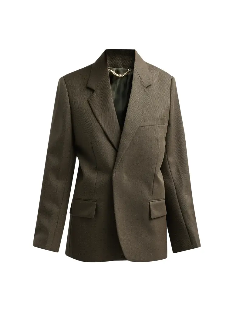 Victoria Beckham Women's Wool Single-Breasted Blazer