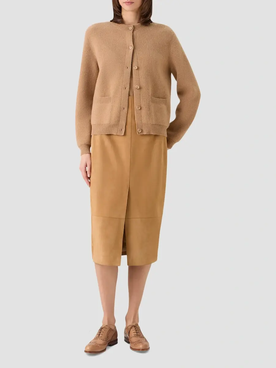 Akris Women's Cashmere Piqué Boxy Cardigan | Thumbnail 2 Akris Women's Cashmere Piqué Boxy Cardigan | Thumbnail 2