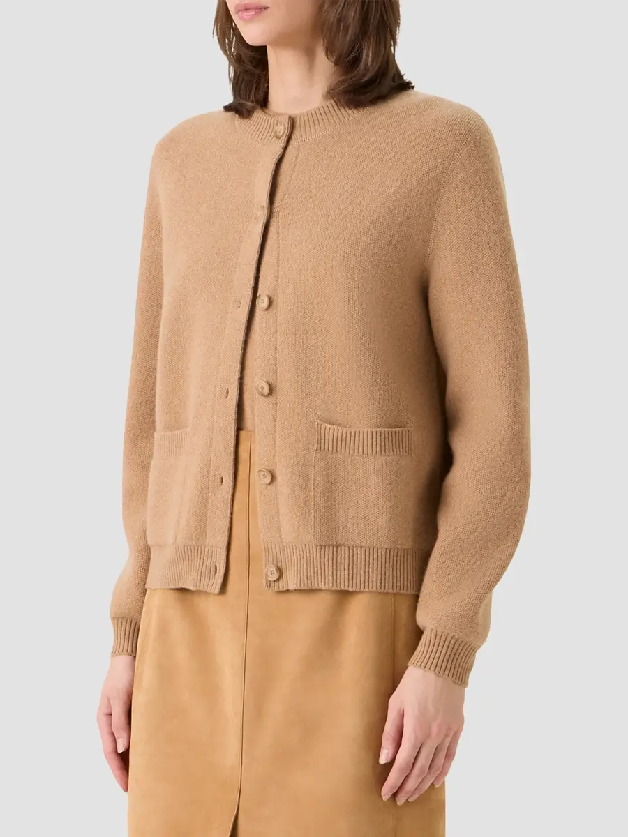 Akris Women's Cashmere Piqué Boxy Cardigan | Thumbnail 5 Akris Women's Cashmere Piqué Boxy Cardigan | Thumbnail 5