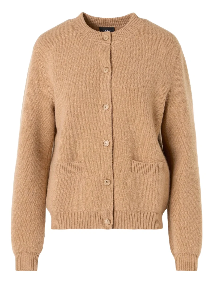 Akris Women's Cashmere Piqué Boxy Cardigan