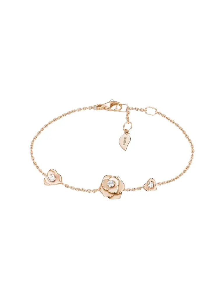 Women's Rose 18K Rose Gold & 0.13 TCW Diamond Bracelet Women's Rose 18K Rose Gold & 0.13 TCW Diamond Bracelet