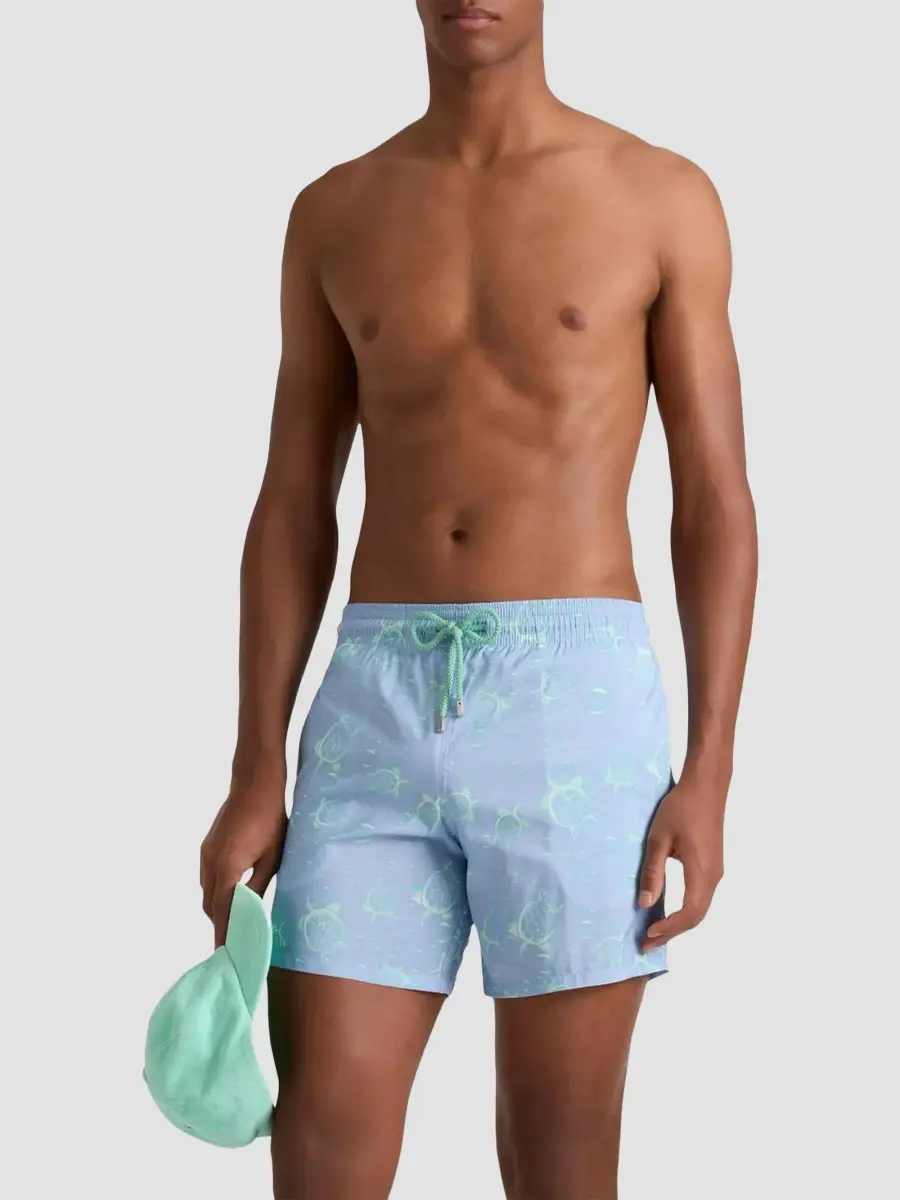 Vilebrequin Men's Bubbles Turtles 3D Print Swim Shorts | Thumbnail 3 Vilebrequin Men's Bubbles Turtles 3D Print Swim Shorts | Thumbnail 3