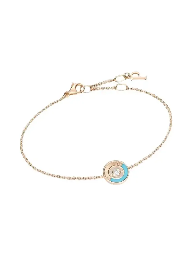 Women's Possession 18K Rose Gold, Turquoise & 0.05 TCW Diamond Bracelet