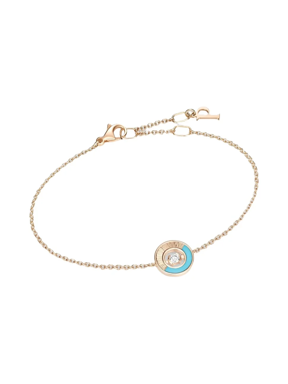 Women's Possession 18K Rose Gold, Turquoise & 0.05 TCW Diamond Bracelet Women's Possession 18K Rose Gold, Turquoise & 0.05 TCW Diamond Bracelet