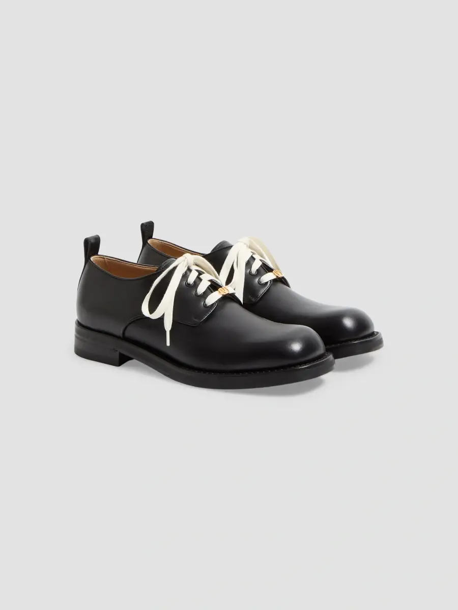 Valentino Men's Derby Punx in Calfskin - Black | Thumbnail 2 Valentino Men's Derby Punx in Calfskin - Black | Thumbnail 2