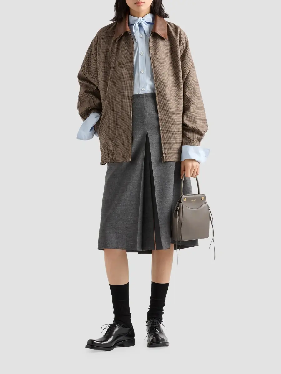 Prada Women's Carry Leather Mini Top Handle Bag | Thumbnail 2