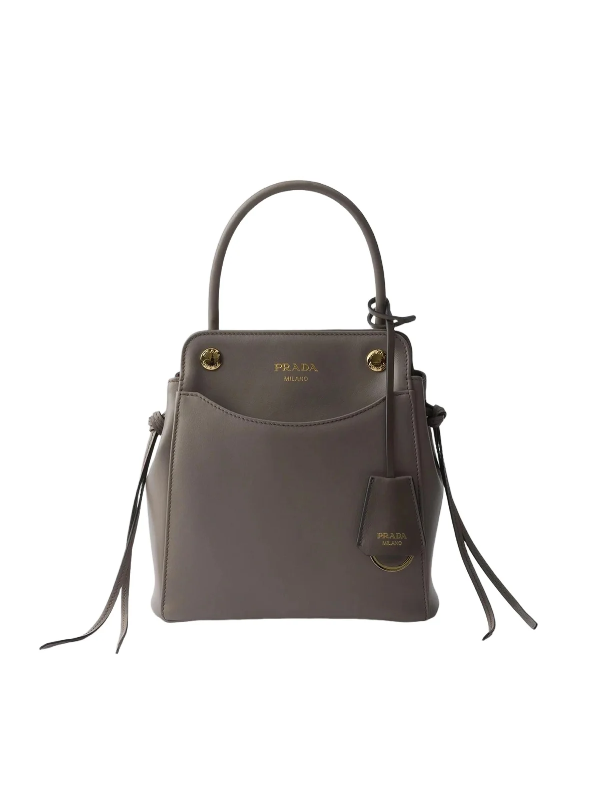 Prada Women's Carry Leather Mini Top Handle Bag