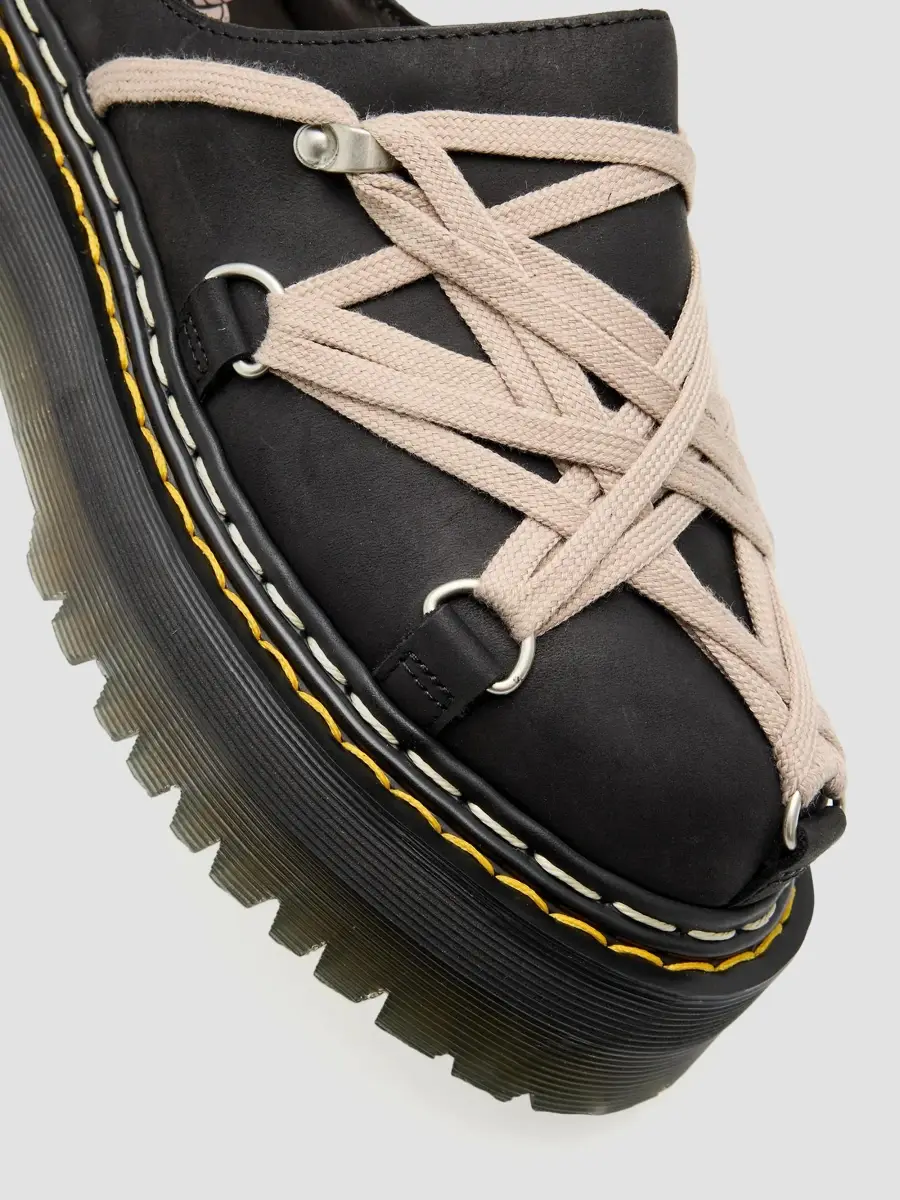 Rick Owens Women's x Doc Martens Quad-Sole Megalace Mules | Thumbnail 4 Rick Owens Women's x Doc Martens Quad-Sole Megalace Mules | Thumbnail 4