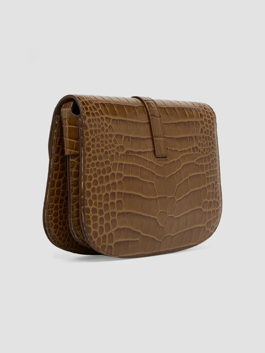 Tom Ford Women's Arc Small Croc-Embossed Shoulder Bag | Thumbnail 3