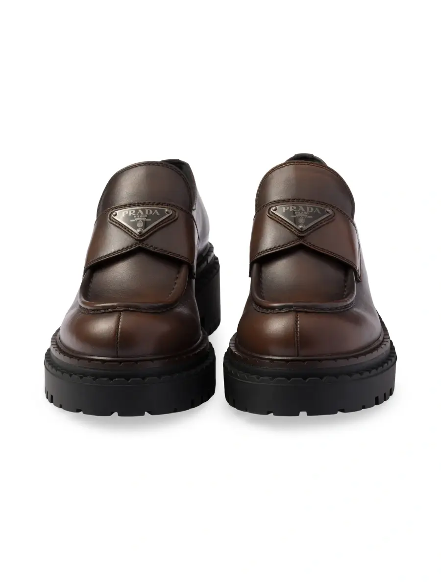 Prada Women's Leather Loafers | Thumbnail 5 Prada Women's Leather Loafers | Thumbnail 5