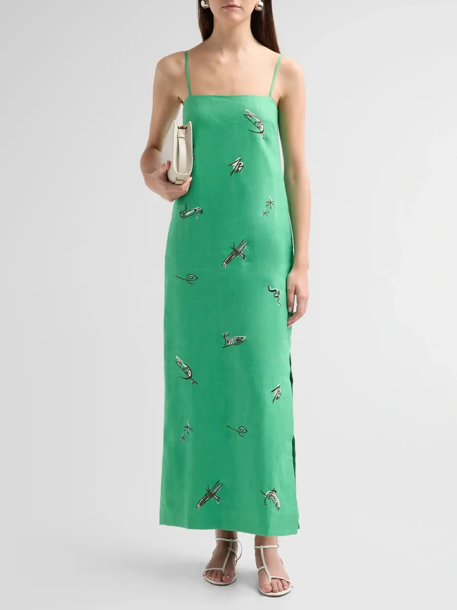 ALÉMAIS Women's Wanda Linen-Blend Maxi Dress | Thumbnail 2 ALÉMAIS Women's Wanda Linen-Blend Maxi Dress | Thumbnail 2