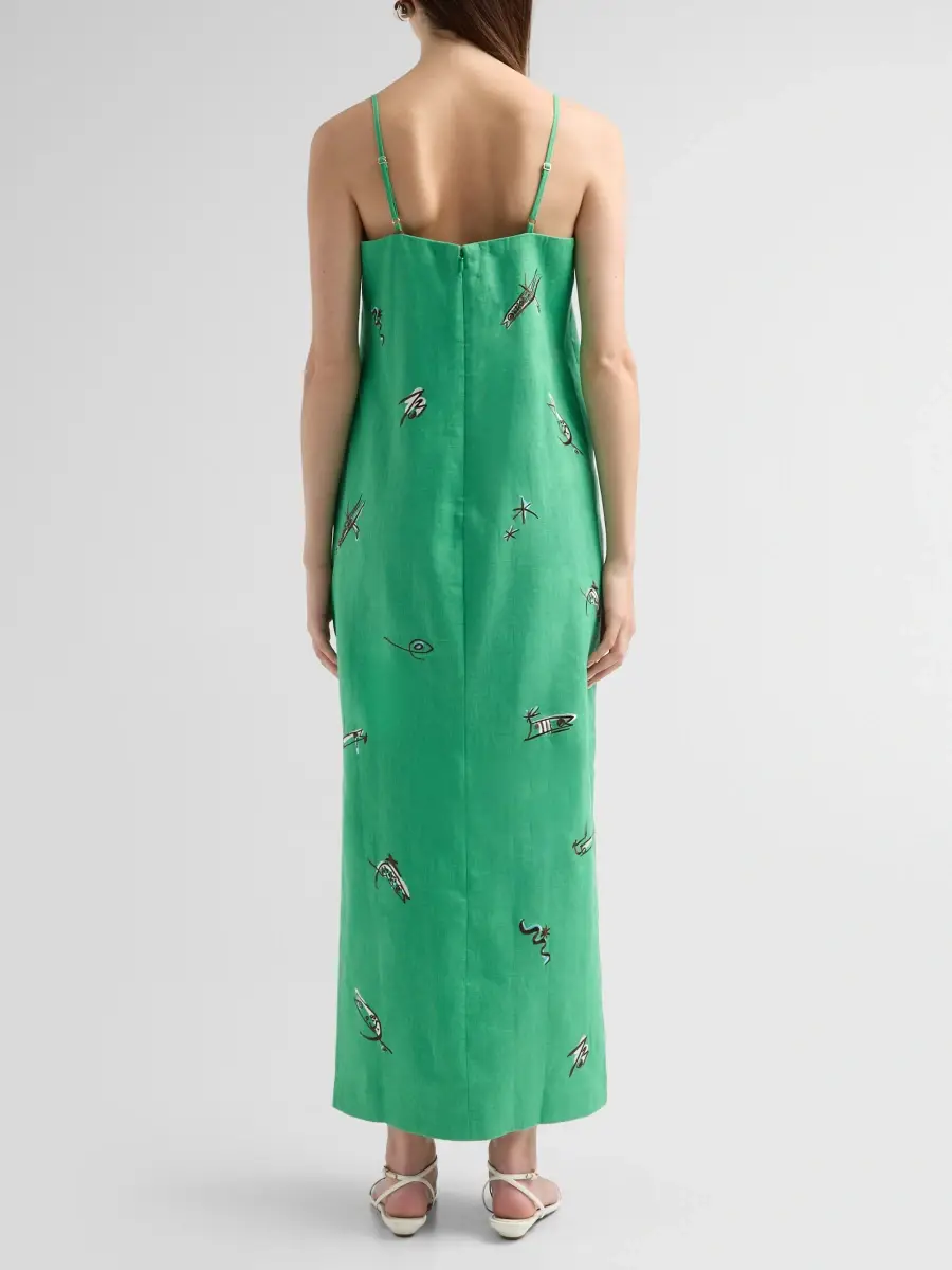 ALÉMAIS Women's Wanda Linen-Blend Maxi Dress | Thumbnail 3 ALÉMAIS Women's Wanda Linen-Blend Maxi Dress | Thumbnail 3