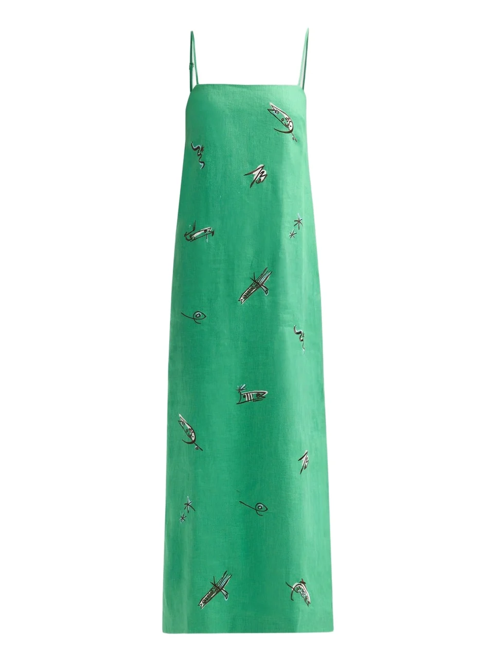 ALÉMAIS Women's Wanda Linen-Blend Maxi Dress