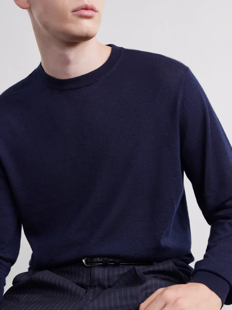 Thom Sweeney Cashmere and Silk-Blend Sweater - Men | Thumbnail 5