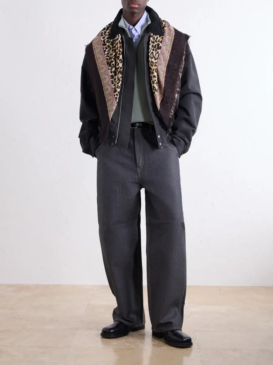 KAPITAL Fringed Printed Gauze Scarf - Men | Thumbnail 2