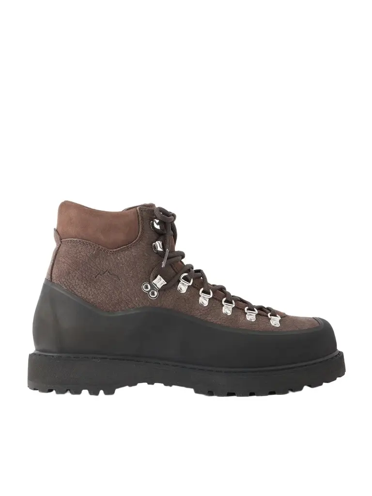 Diemme Roccia Vet Rubber-Trimmed Nubuck Hiking Boots - Men