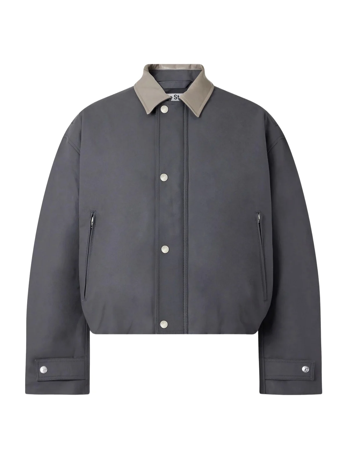 Acne Studios Opado Leather-Trimmed Cotton-Satin Blouson Jacket - Men