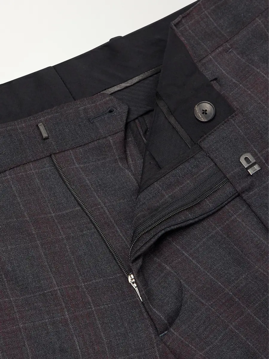 MR P. Straight-Leg Checked Wool-Twill Trousers - Men | Thumbnail 6 MR P. Straight-Leg Checked Wool-Twill Trousers - Men | Thumbnail 6