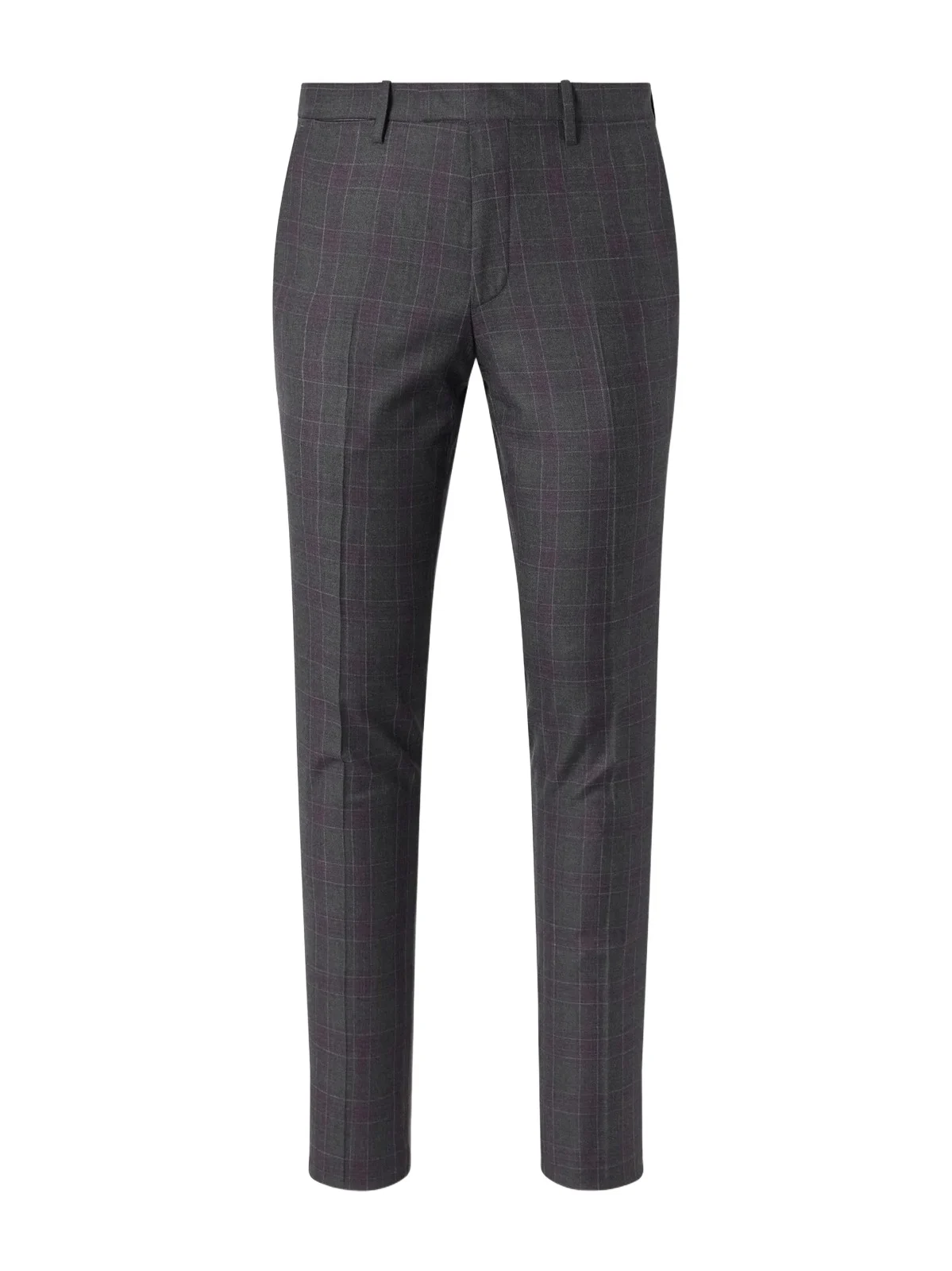 MR P. Straight-Leg Checked Wool-Twill Trousers - Men