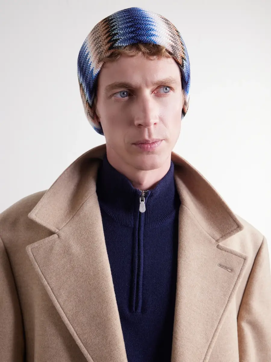 Missoni Striped Crochet-Knit Wool-Blend Beanie - Men | Thumbnail 3 Missoni Striped Crochet-Knit Wool-Blend Beanie - Men | Thumbnail 3