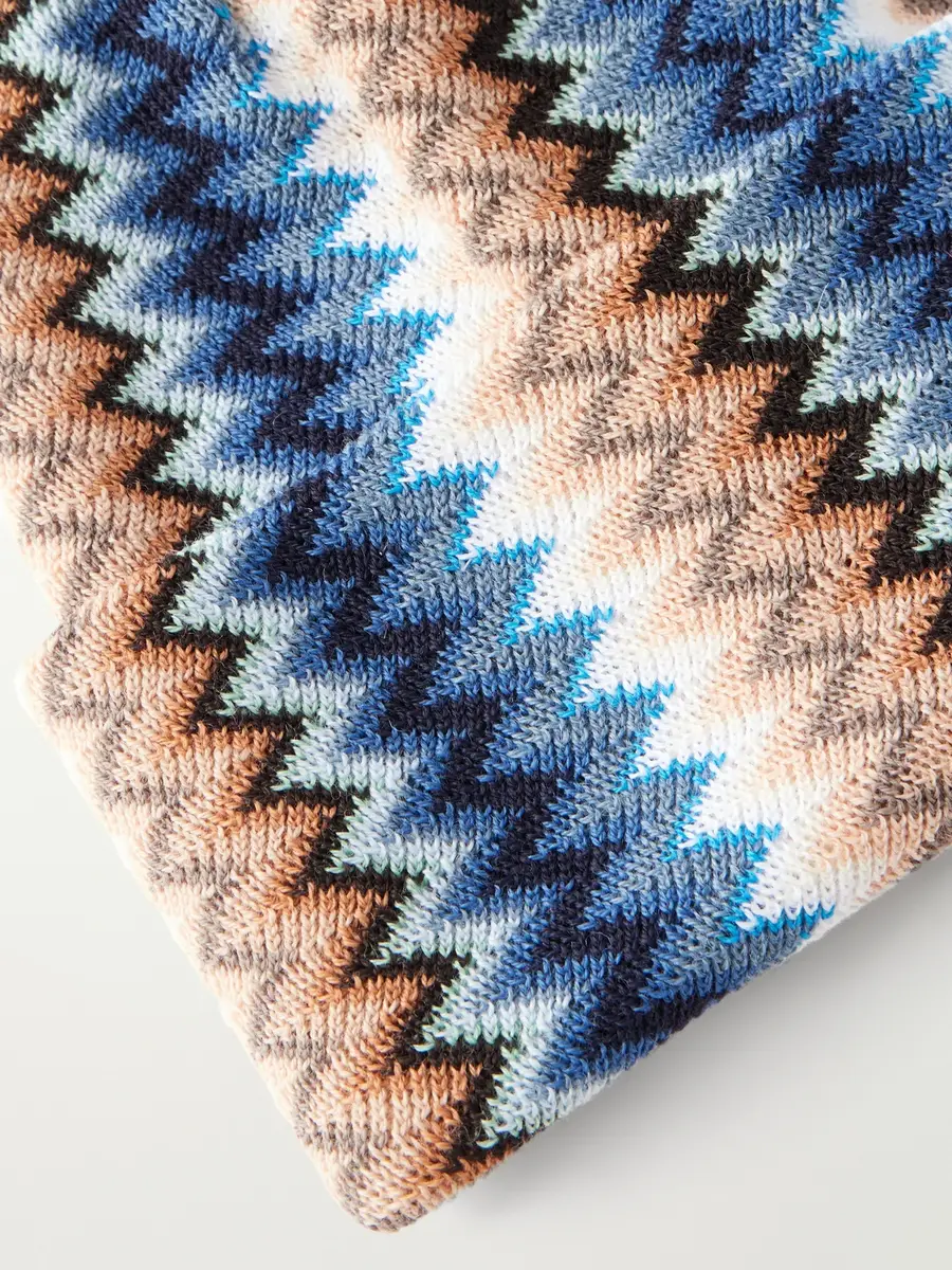 Missoni Striped Crochet-Knit Wool-Blend Beanie - Men | Thumbnail 4 Missoni Striped Crochet-Knit Wool-Blend Beanie - Men | Thumbnail 4
