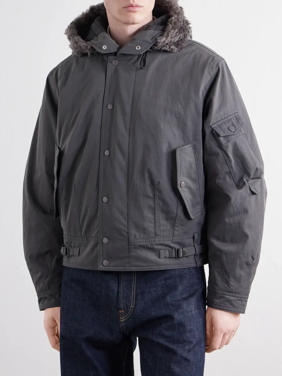 Our Legacy Orbit Hooded Twill Bomber Jacket - Men | Thumbnail 3 Our Legacy Orbit Hooded Twill Bomber Jacket - Men | Thumbnail 3