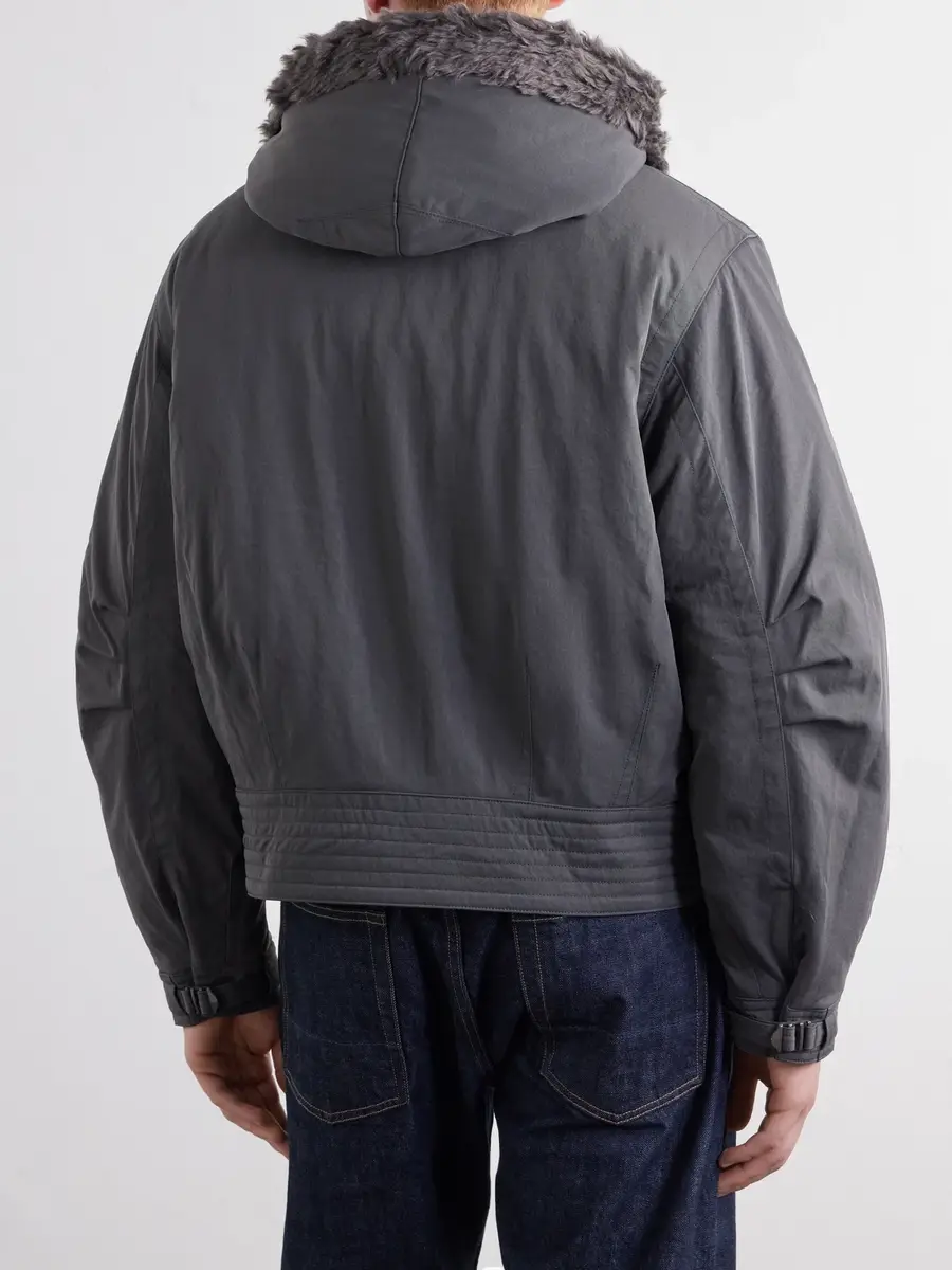 Our Legacy Orbit Hooded Twill Bomber Jacket - Men | Thumbnail 4 Our Legacy Orbit Hooded Twill Bomber Jacket - Men | Thumbnail 4