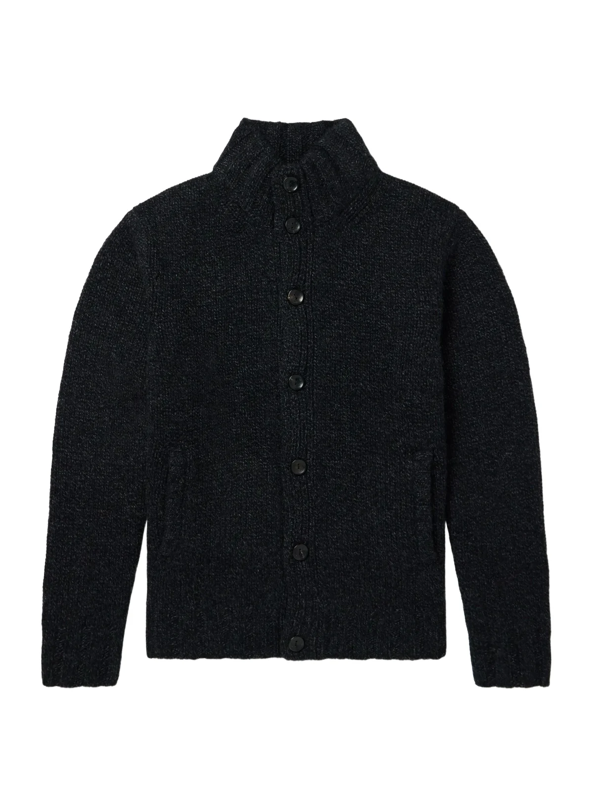 N.Peal Shearling-Trimmed Cashmere Cardigan - Men | Thumbnail 1 N.Peal Shearling-Trimmed Cashmere Cardigan - Men | Thumbnail 1