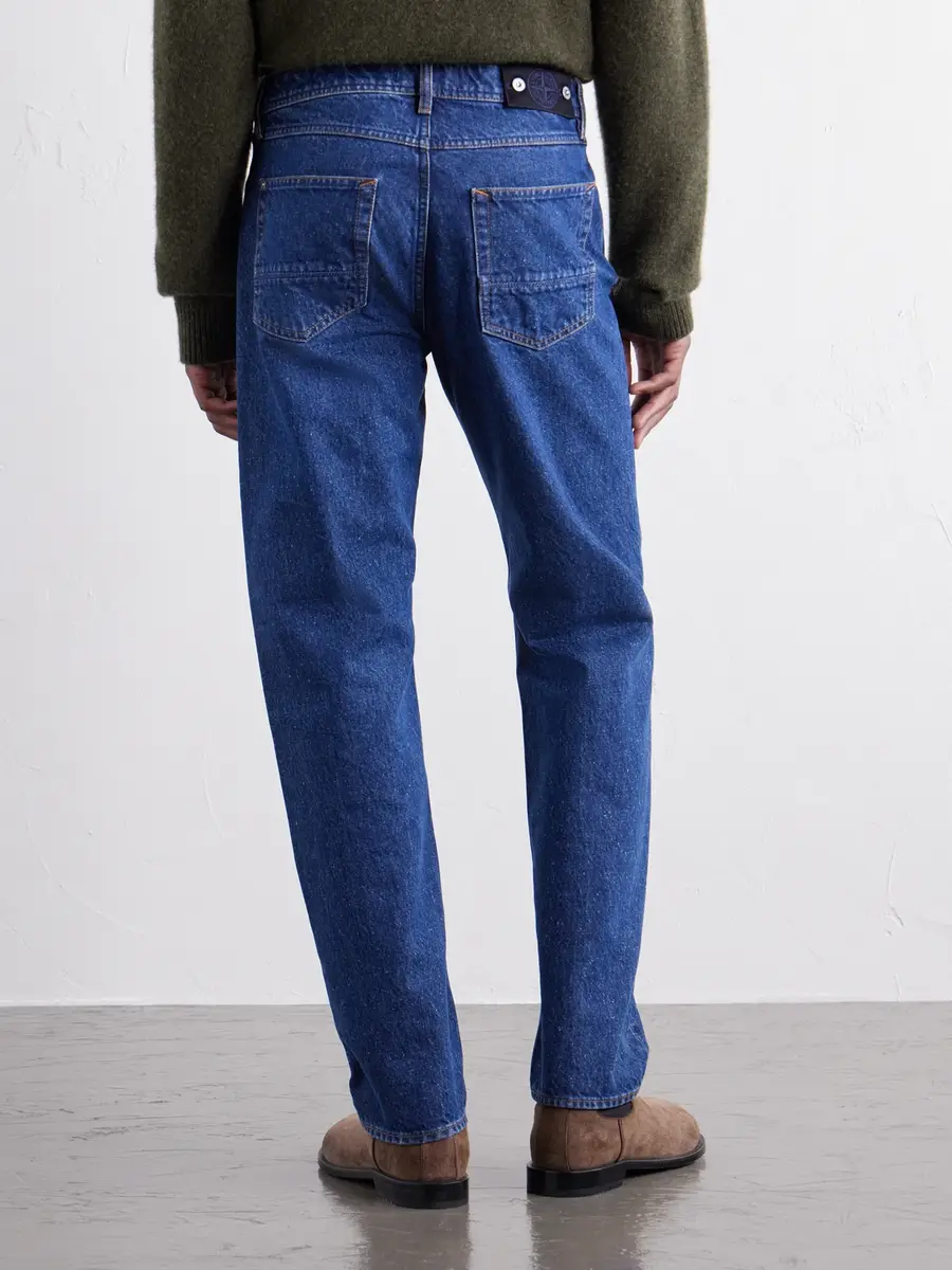 Stone Island STONE ISLAND DENIM Straight-Leg Regenerative Cotton Jeans - Men | Thumbnail 4
