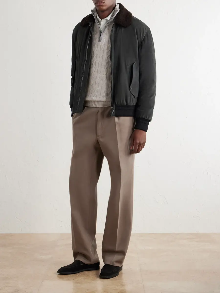 N.Peal Albemarle Cable Cashmere Half-Zip Sweater - Men | Thumbnail 2 N.Peal Albemarle Cable Cashmere Half-Zip Sweater - Men | Thumbnail 2