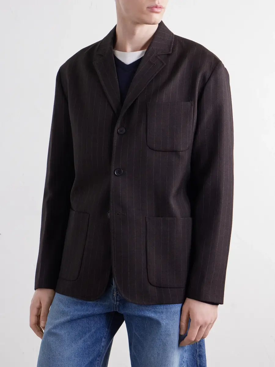 NN07 Joe 10078 Pinstriped Wool-Twill Suit Jacket - Men | Thumbnail 3 NN07 Joe 10078 Pinstriped Wool-Twill Suit Jacket - Men | Thumbnail 3