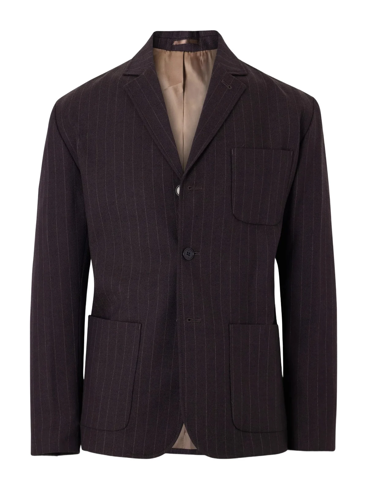 NN07 Joe 10078 Pinstriped Wool-Twill Suit Jacket - Men